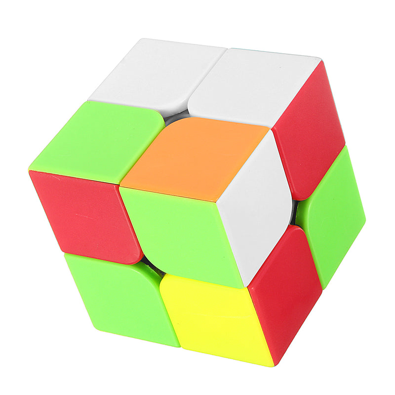 Amazing Cube 2x2 Magic Cube Anti Stress Adults Kids Puzzle Toy Vivid Color Square Magic Cube Puzzle Science Education Toy Gift
