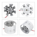 220V 100mm/4'' Round Exhaust Duct Vent Fan High Speed Ventilation Fan Kitchen Room
