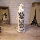 Creative 1L High Capacity Water Glass Drinkware Transparent  Water Bottle with a Bag