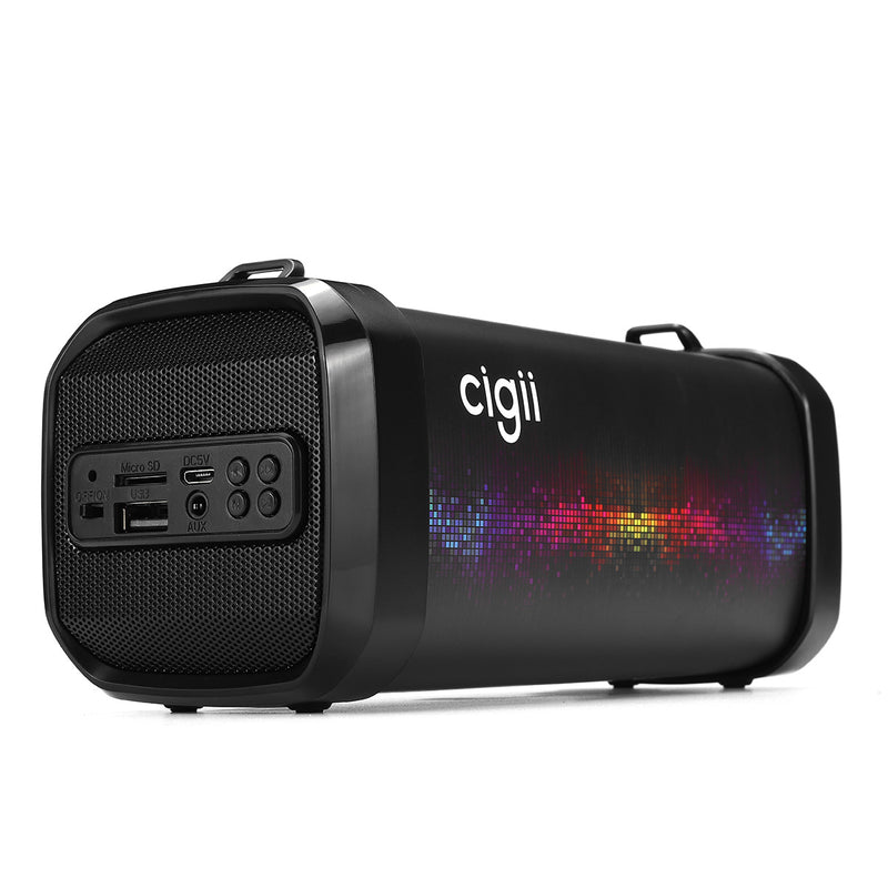 Cigii DC 5V Portable Wireless bluetooth Speaker Stereo Bass Subwoofer Loudspeaker FM/AUX/USB/TF
