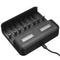 8 Slots Intelligent LCD Display USB Battery Charger for AA AAA C D Size Battery