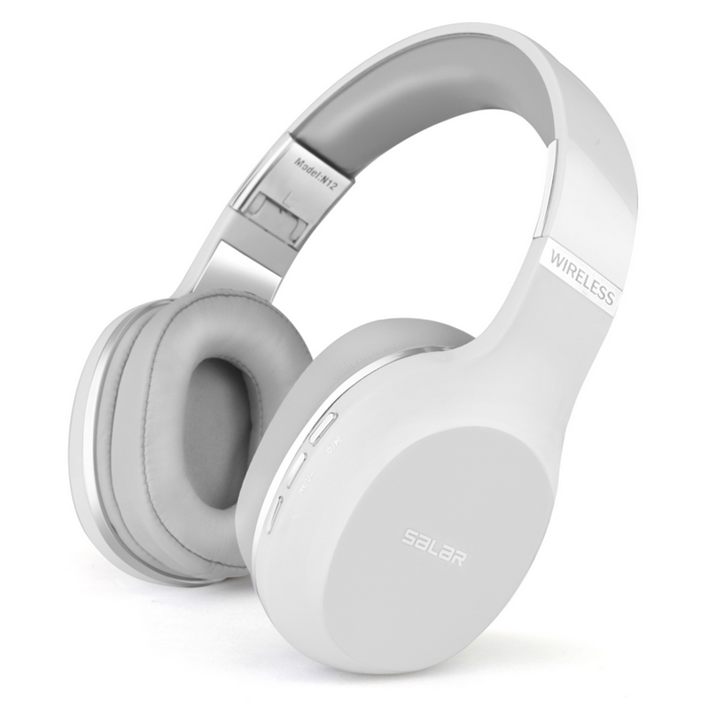 N12 USB Wired + bluetooth 5.0 Wireless Foldable Gaming Headphone Rechargeable Deep Bass Headset for Phone PC Computers