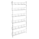 6 Layers Kitchen Spice Storage Rack Organizer Shelf Pantry Wall Mounted Hanging Holder