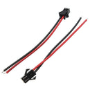 60pcs JST Waterproof Connector Wire LED Light Strips 2Pin Connector Cable Lamp