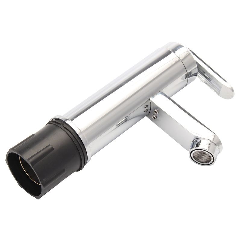 Brass Chrome Waterfall Bathroom Basin Faucet Single Handle Sink Cold & Hot Mixer Tap