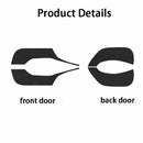 Car Door Anti Kick Pad Sticker Carbon Fiber Texture For Tesla Model 3 2017-2019