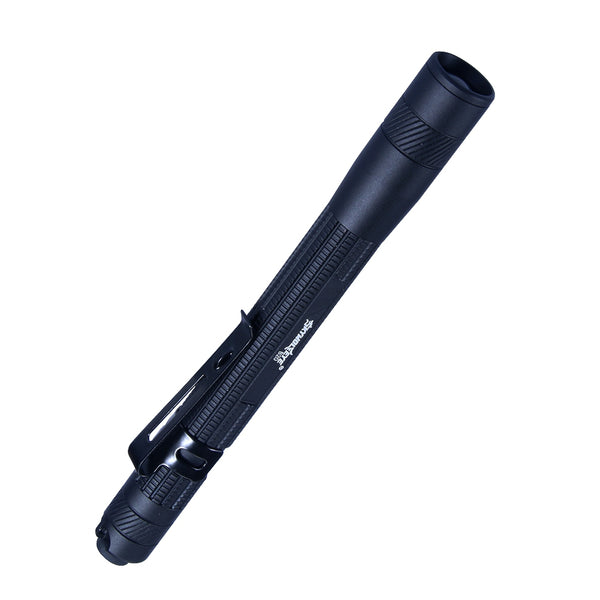 Skywolfeye B20 3Modes LED Flashlight Pen AAA Work Light Camping Hunting Emergency Lamp