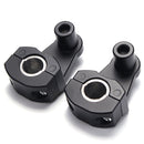 7/8 inch 22mm Motorcycle Handlebar Riser Handle Fat Bar Mount Clamps Bracket Black Aluminum