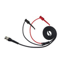 Cleqee P1007B BNC Q9 Male Plug To Dual Test Hooks Clips Probe Test Lead Cable for Oscilloscope Signal Generator