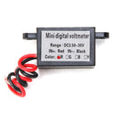 5Pcs Red Led 0.28 Inch Mini Waterproof Volt Meterr 3.5-30V Digital Voltage Tester Meter