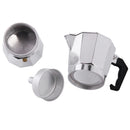 Moka Espresso Coffee Maker Machine Aluminum 3cup/6cup/9cup Italian Stove Top percolator Pot Tool