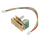 Machifit GM1024BY10 DC 5V 5/15/30RPM Micro Gear Motor 2-Phase 4-Wire Stepping Motor All Metal Gearbox