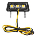 Universal Motorcycle LED License Plate Lights 3 Colors For Honda/Kawasaki/Yamaha/Suzuki