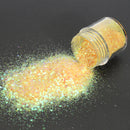 Yellow Glitter Powder Shining Iridescent Mixed Mermaid Luster Decoration Dust Eye Shadow
