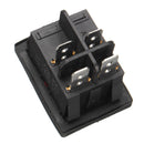 On-Off-On 4 Pin 12V LED Light Rocker Toggle Latching Switch Waterproof For Car Boat