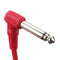 Right Angle 1/4" 6Pcs Guitar Effect Pedal Board Cable Patch Cord