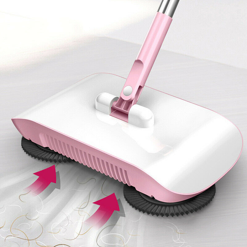 360 Degree Spin Hand Push Sweeper Household Floor Cleaning Broom Mop