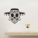 Miico FX3038 Halloween Sticker Cartoon Wall Stciker Skull Pattern Removable Stciker Room Decoration