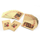 Gold Plated Poker Playing Cards With Wooden Box For Party Casino Christmas