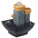Fountain Waterfall Bonsai Ornaments Feng Shui Desktop Water Sound Indoor Table Decorations