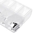 8 Slots Plastic Parts Storage Box Asjustable Case Home Organizer Screws Box