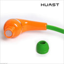 HUAST-37 Colorful Heavy Bass Headphone With Mic In-ear Earphone for Iphone Samsung Xiaomi