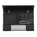 Kawau Large Capacity Card Box + Type-c USB 3.0 Micro USB Card Reader + Eject Pin Key for Mobile Phone Tablet