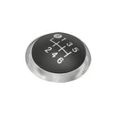 Black Gear Shift Knob Chrome Cap Top For Toyota Avensis 33624-09010