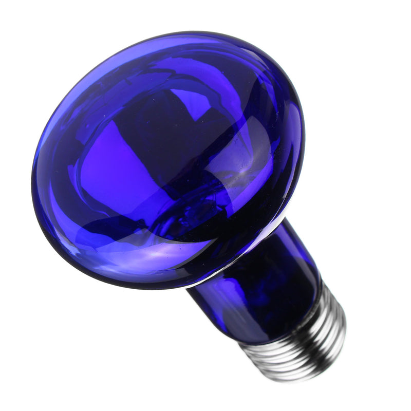E27 25/40/50/60/75/100W R63 Blue Shell Emitter Lamp Heat Reptile Bulb Light AC220-240V