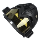 Detachable Modular Helmet Face Mask Shield Goggles Yellow Lens Motorcycle Bike