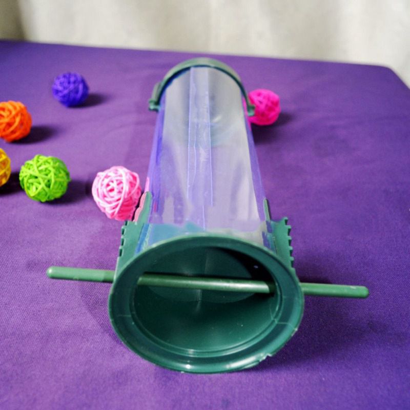 New Plastic Comfort Bird Pet Feeder Waterer Garden Hanging Suction Cup Auto Q3Q9