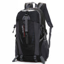 Extra Large Nylon Backpack With USB Port Travel Hiking Camping Waterproof Motorcycle Bike Riding Bag