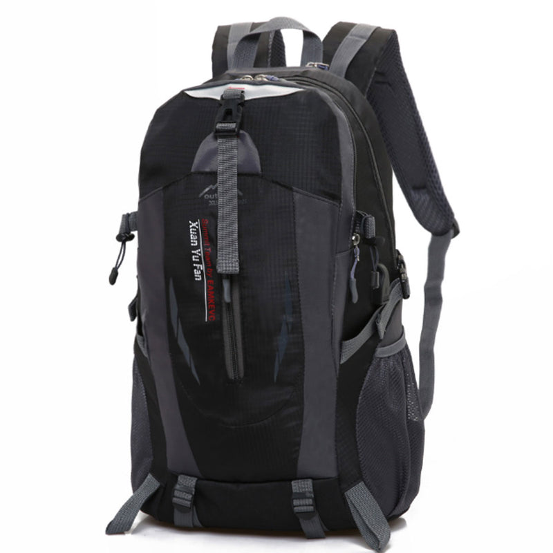 Extra Large Nylon Backpack With USB Port Travel Hiking Camping Waterproof Motorcycle Bike Riding Bag