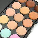 LuckyFine 15 Colors Professional Makeup Facial Concealer Palette Dark Shadow Beauty Cosmetic