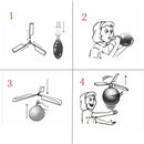 10PCS Wholesale Colorful Traditional Classic Balloon Helicopter Portable Flying Toy