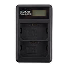 Lcd Usb Dual Battery Charger For Sony Np-Fz100 Ilce-9 A9 A7Riii A7Iii A7Rm3
