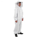 Cotton Beekeepers Bee Suit Professional Full Body Bee Remover Gloves Hat Cl Y5J9