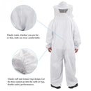 Cotton Beekeepers Bee Suit Professional Full Body Bee Remover Gloves Hat Cl Y5J9