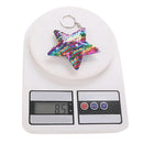 1Pc Women Sequin Star Shape Key Chain Handbag Keyring Jewelry Sequins Keych Q4B6