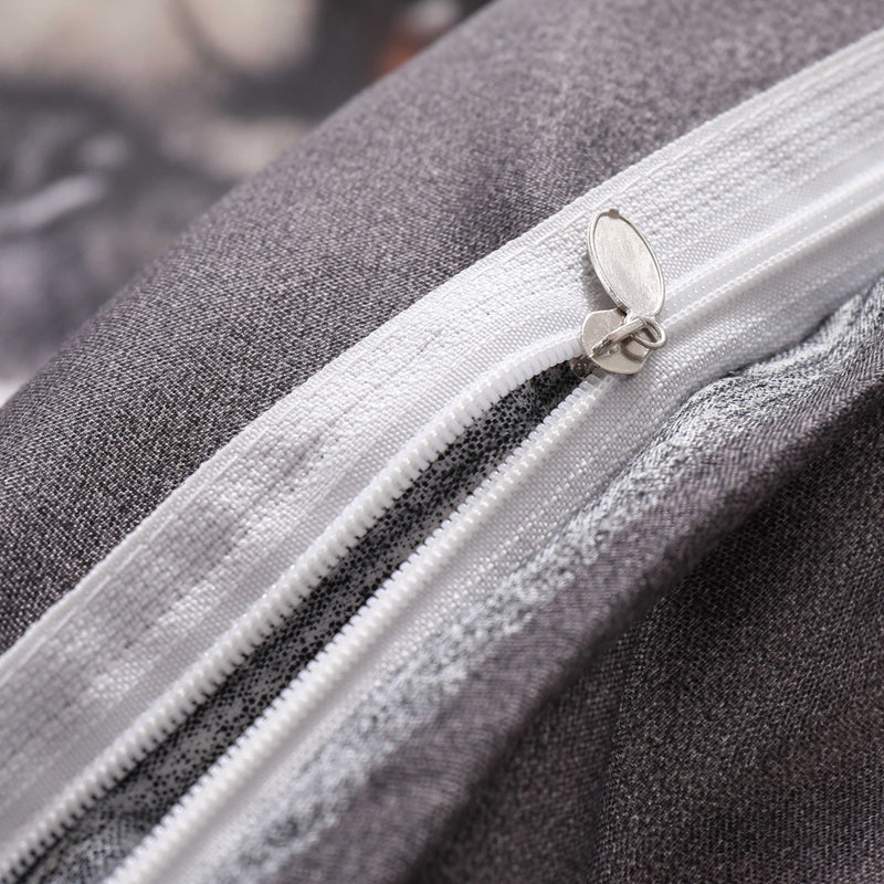 3 PCS Bedding Sets 3D Animal Lovely Dog Printing Quilt Cover Pillowcase For Full Size