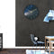 Loskii CC024 Creative Starry Pattern Wall Clock Mute Wall Clock Quartz Wall Clock For Home Office Decorations