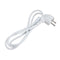 1.2M US/EU Plug 3 Prong AC Power Cord Cable For T8/T5 Integrated LED Tube Light Bulb