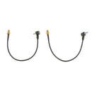 2pc CRC9/TS9 Plug to RP-SMA Female Antenna Connector External Adapter Cable 20cm
