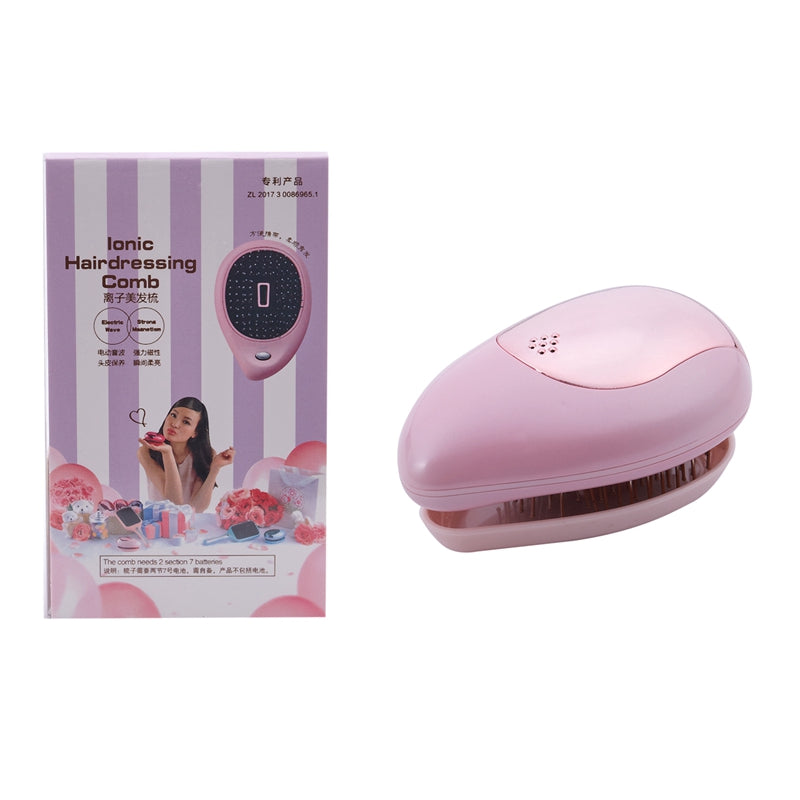 Hair Straightene Brush Portable Electric Hair Ionic Brush Negative Ion Comb P5W5