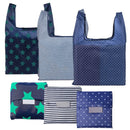 6 Pack Reusable Grocery Bags, Foldable Eco-Friendly Shopping Tote,Washable,