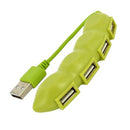 Cute Pea USB 2.0 HUB 4 Port Splitter Adapter Cable for Laptop PC