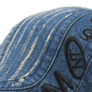 Jamont Black Fashion Denim Beret Hat Men Cowboy Hats Planas Flat Caps Beret