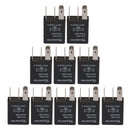 10PCS ZT617-12V-A-R Car Auto Truck DC 12V 30A 30 AMP SPST Relay Relays 4 Pin