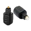 Mini Optical Audio Adapter 3.5MM Female Jack To Digital Toslink Male Plug f H9H7