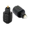 Mini Optical Audio Adapter 3.5MM Female Jack To Digital Toslink Male Plug f H9H7